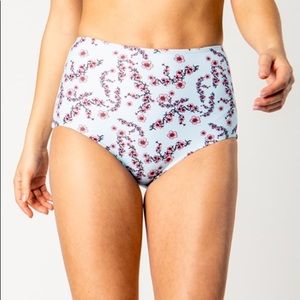 Mott50 Kendall high waist bikini bottom cherry